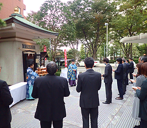 韋駄天尊堂の祭祀の様子3