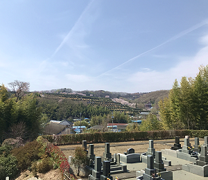 稲足神社霊園の風景